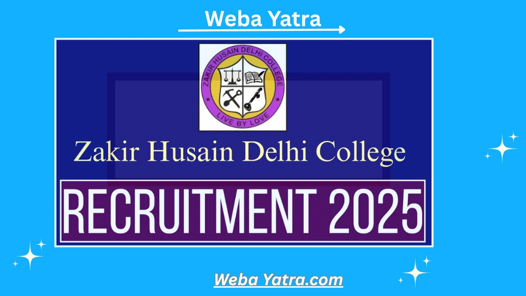 Zakir Husain Delhi College Recruitment 2025