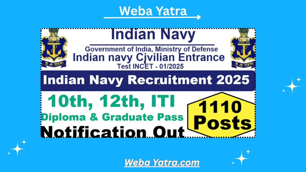 Indian Navy Civilian Recruitment 2025
